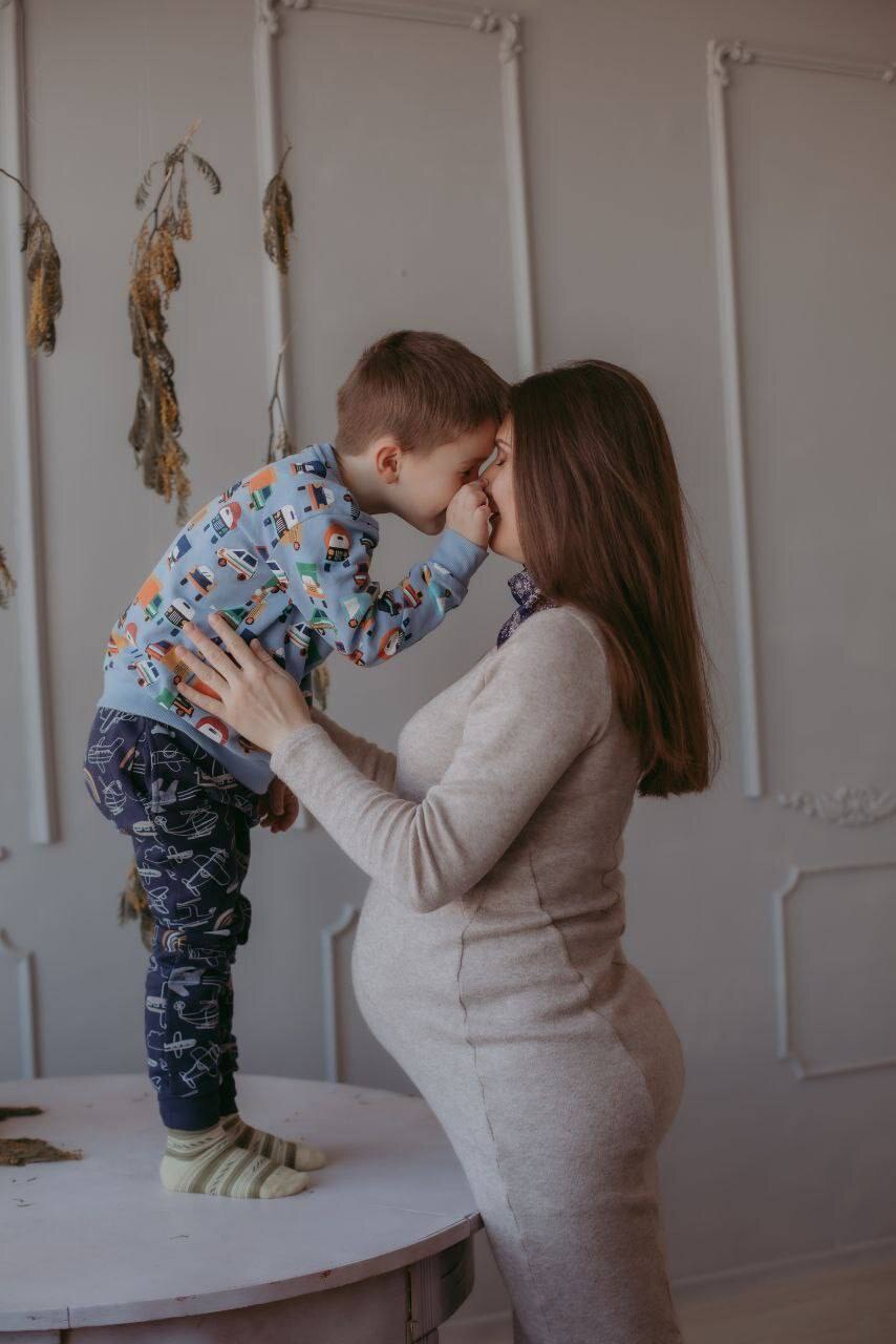 Олена Гайвук з сином
